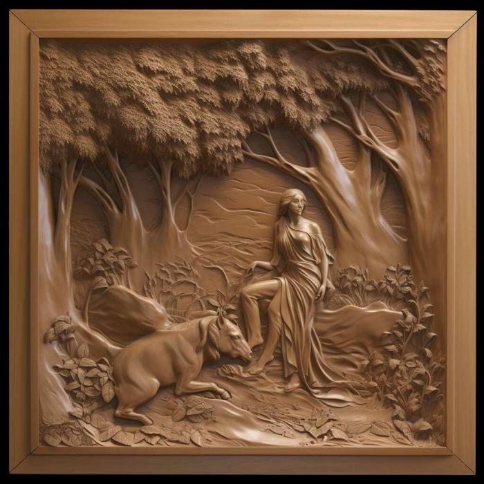 نموذج ثلاثي الأبعاد لآلة CNC 3D Art 